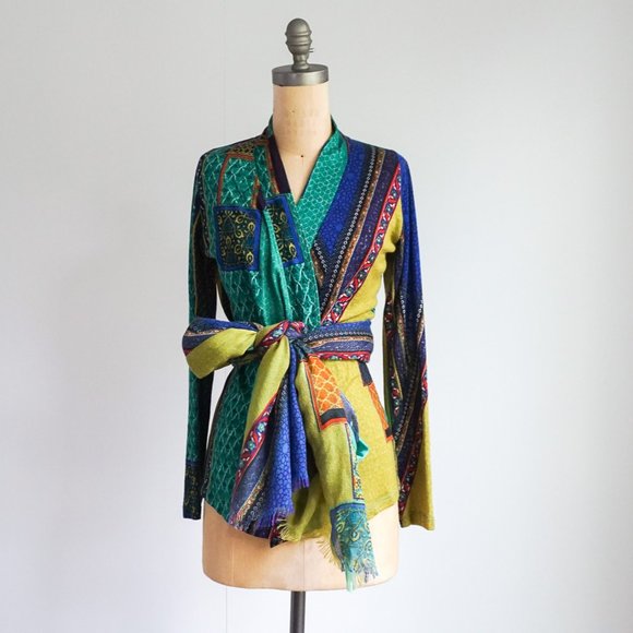Pashma top with a matching scarf - very soft - Size S/M - Cashmere, Silk… - Picture 1 of 11